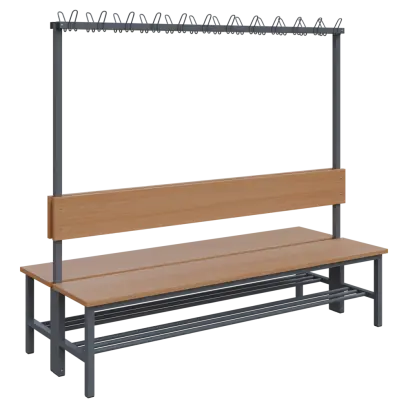 SVO - 200 stěna oboustranná věšáková RAL 7046 - šedá